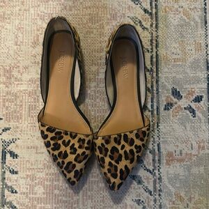Jcrew leopard flats size 7